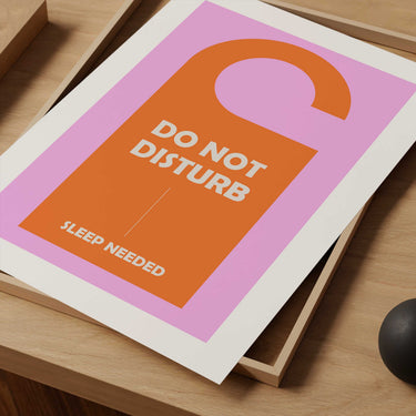 Do Not Disturb Print