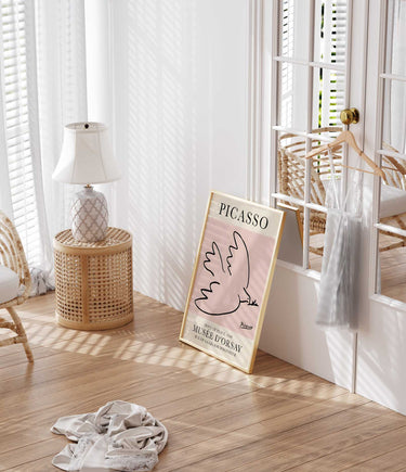 Picasso Dove Pink Print