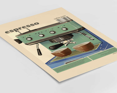 Espresso Coffee Guide Print