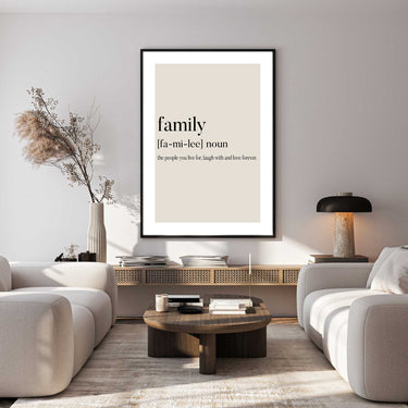 Family Noun Print