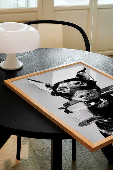 Doberman Dog Print