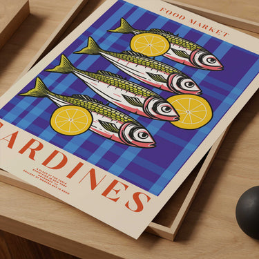 Sardines Food Market Print