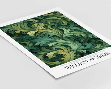 William Morris - Green Leaves Print