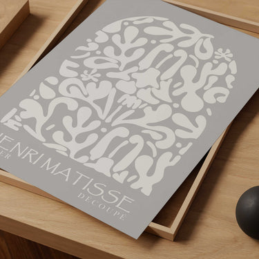 Grey Matisse Papier Decoupe Print I