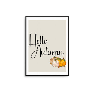 Hello Autumn Poster