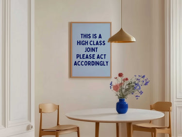High Class Joint Print