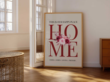 Home - This Is Our Happy Place Personalised Print
