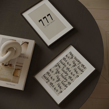 777 Angel Number & How Lucky Are We Curated Pair