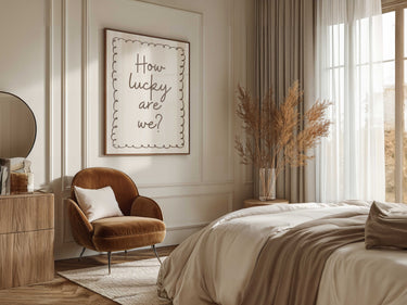 How Lucky Are We? Border Print