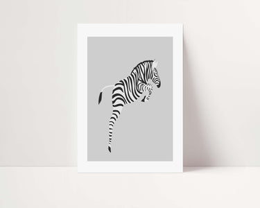 Jumping Zebra Print