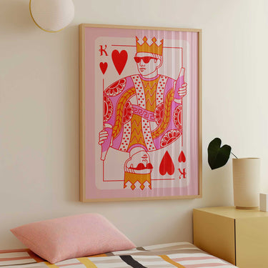 King Of Hearts Print