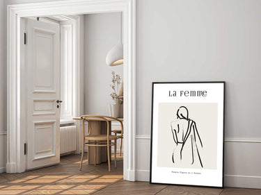 La Femme Lines Print
