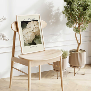 Les Fleurs Hydrangea Print