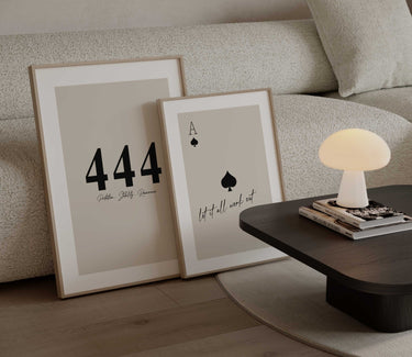 444 Angel Number & Let It All Work Out Curated Pair