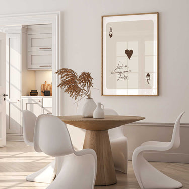 Believe You're Lucky Print