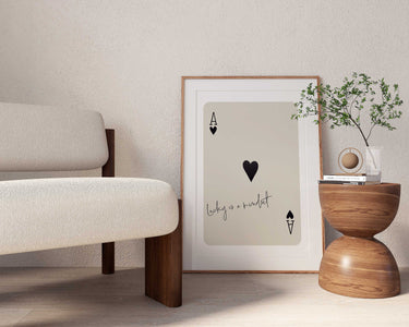 Lucky Is A Mindset Print