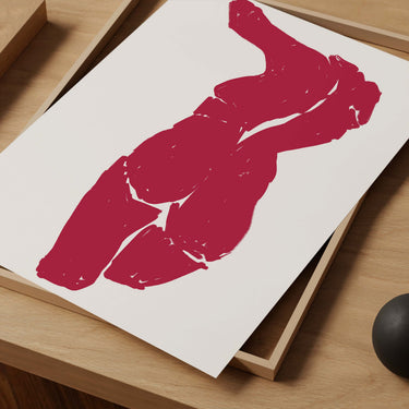 Magenta Bare Print