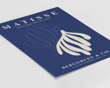 Matisse Blue Curves Print