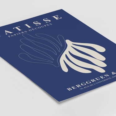 Matisse Blue Curves Poster