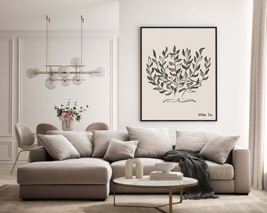 Matisse Neutral Tree Print