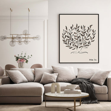 Matisse Neutral Tree Poster