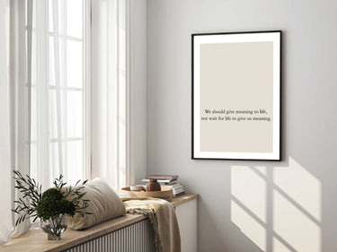 Meaning Of Life Print