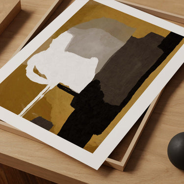 Neutral Art Strokes Print