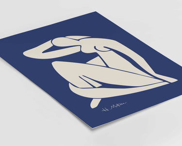 Matisse Blue Print Print