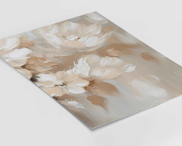 Neutral Oil Flower Print