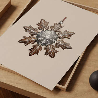 Scandi Snowflake Print