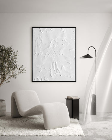 Off White Textured  Clay Print II