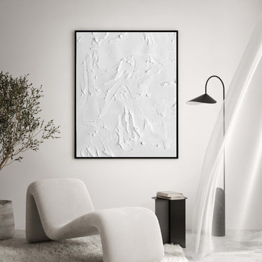 Off White Textured  Clay Poster II