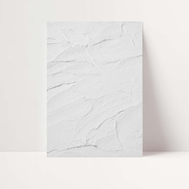 Off White Textured  Clay Poster