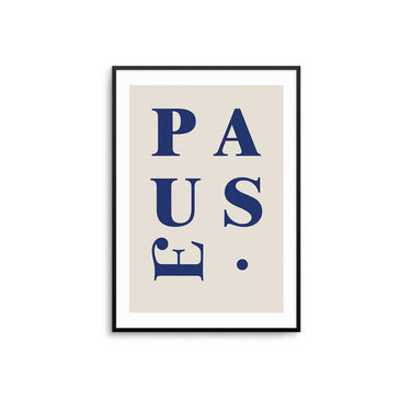 Pause Poster