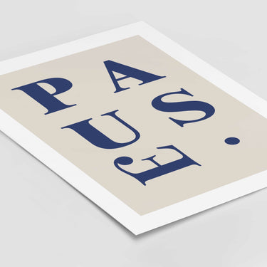 Pause Poster