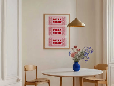 Pizza Night Tickets Print
