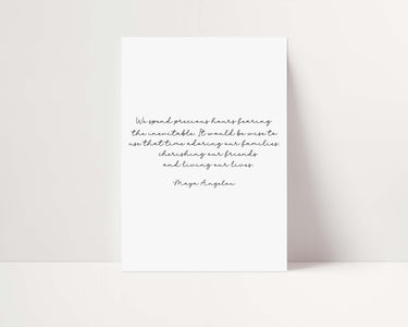 Precious Hours Print