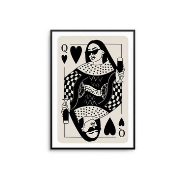 Queen Of Hearts Poster
