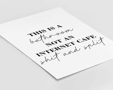 Sh*t And Split Print