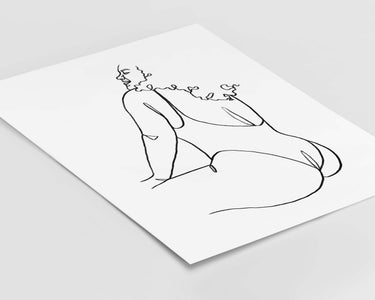 Simone Lines Print