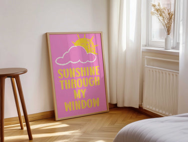 Sunshine Through My Window Print