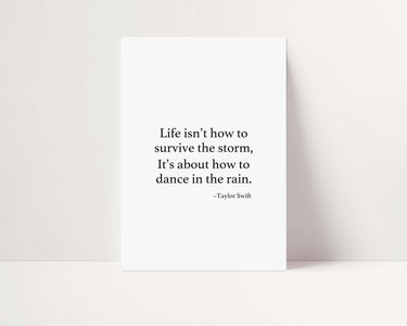 Survive The Storm Print