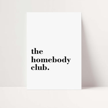The Homebody Club Poster