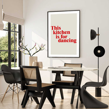 This Kitchen Is For Dancing II Print
