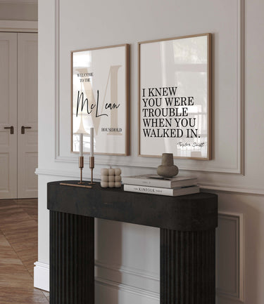 I Knew You Were Trouble Print