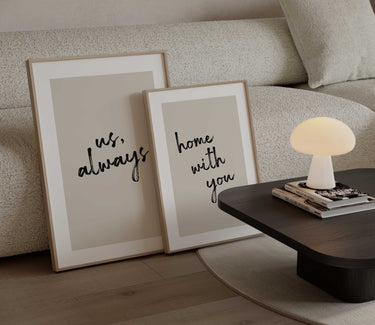 Us, Always & Home With You | Curated Pair