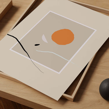 Dainty Lines Abstract Print