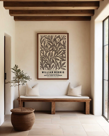 William Morris Exhibition - Brown Print