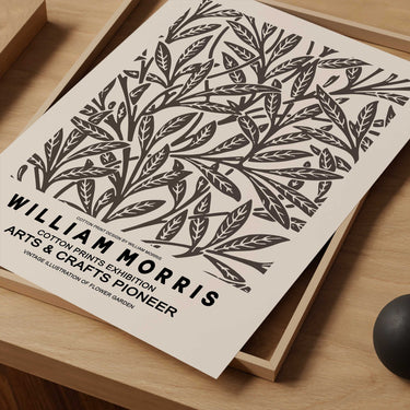 William Morris Exhibition - Brown Poster
