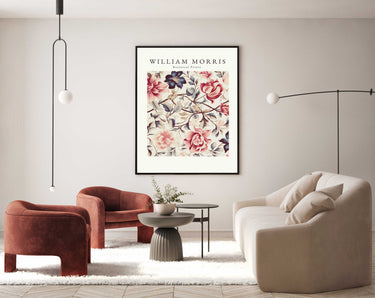 William Morris - Red Floral Print